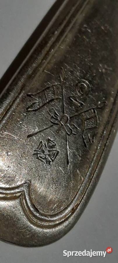 Pruska łyżeczka z kasyna 2 pułku kawalerii 1914r Warszawa