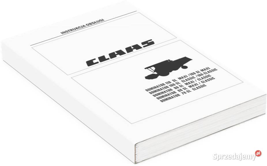 Instrukcja obsługi Claas Dominator 108 98 88 78 Książki i Podręczniki Szamotuły sprzedam