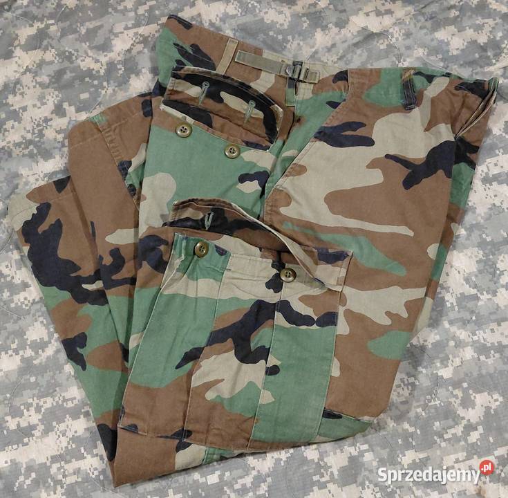 Spodnie bdu woodland medium x short NYCO Wrocław sprzedam