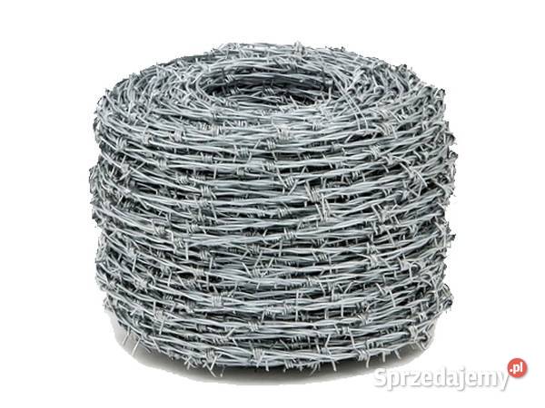 Drut kolczasty ocynkowany 20 mm rolka 50 m sprzedam