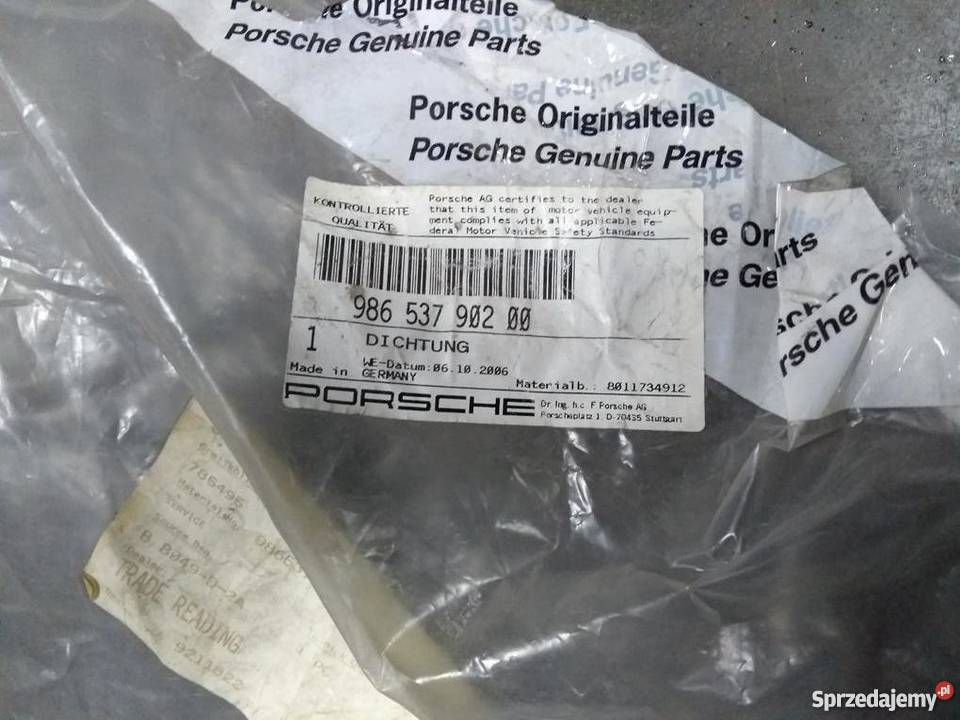PORSCHE 986 Boxster uszczelka drzwi prawy przód Pilzno