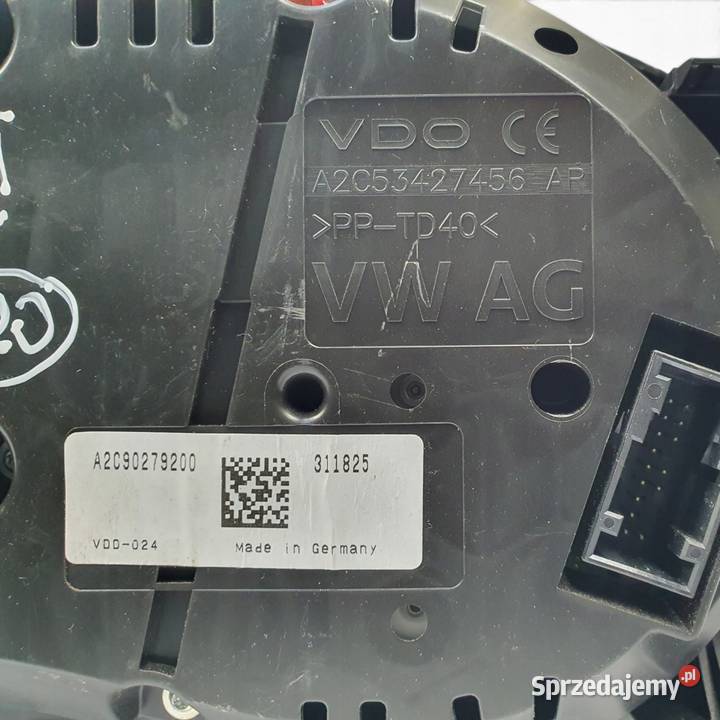 LICZNIK ZEGARY 5G1920742 A2090279200 VW Golf VII osobowe Chełm