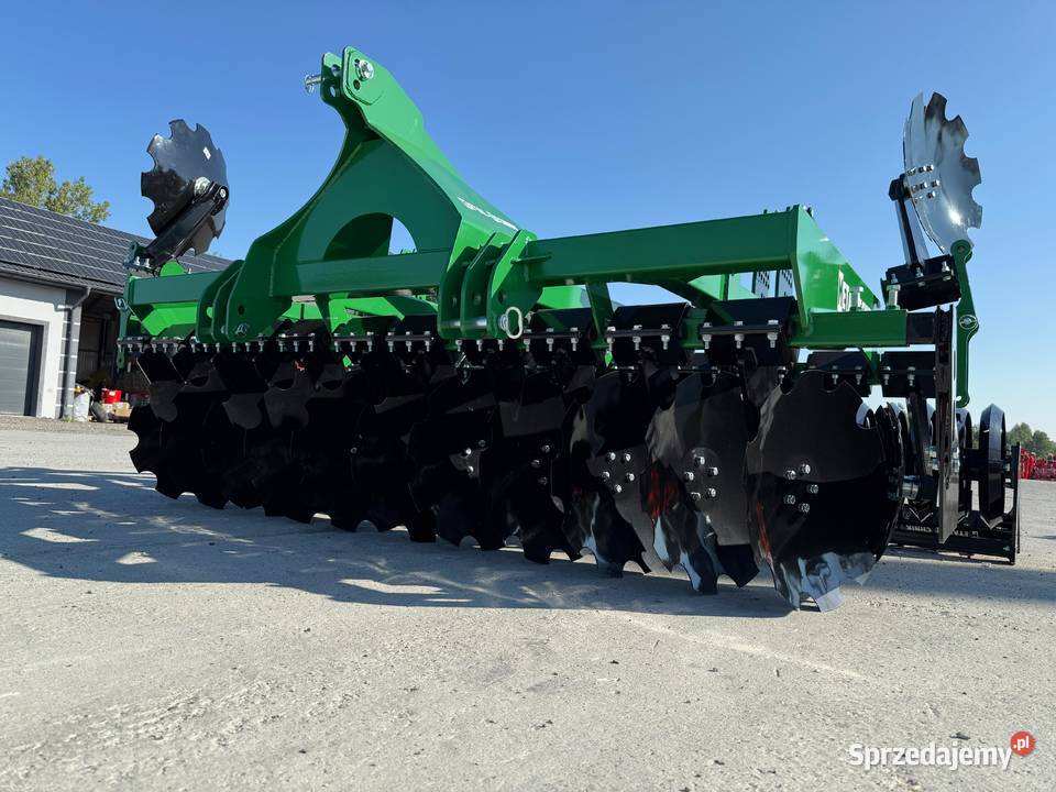 05 Brona talerzowa MetalTechnik 30m wał daszkowy Łuków