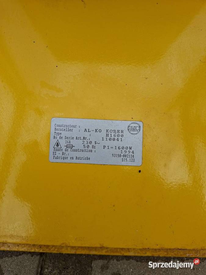 Rozdrabniacz do gałęzi dolnośląskie Radwanice sprzedam