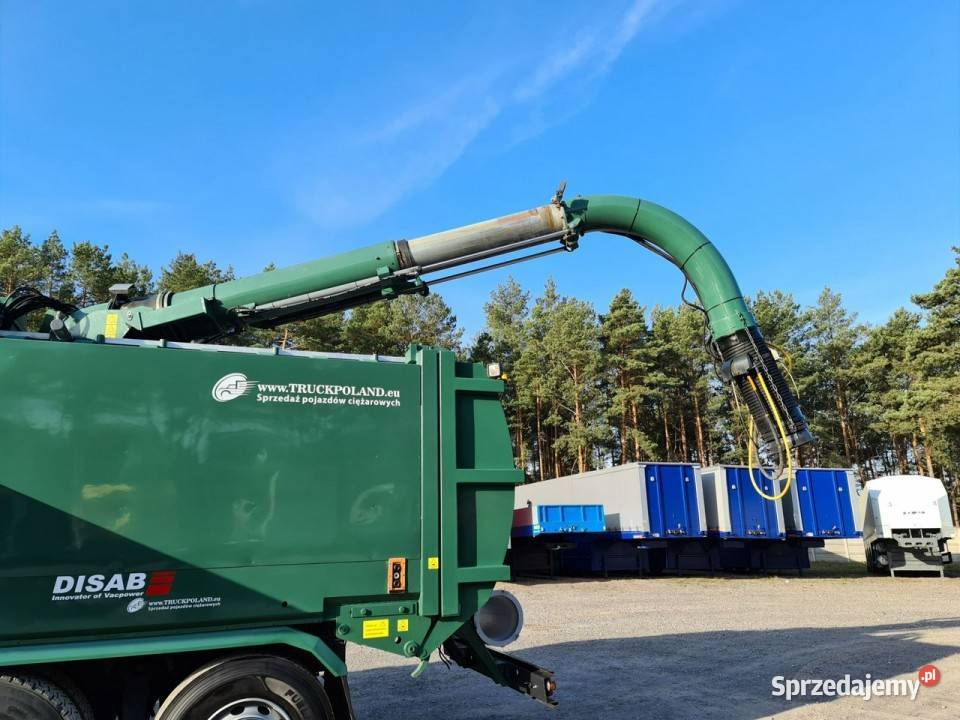 Scania DISAB Saugbagger odkurzacz koparka ssąca świętokrzyskie Daleszyce