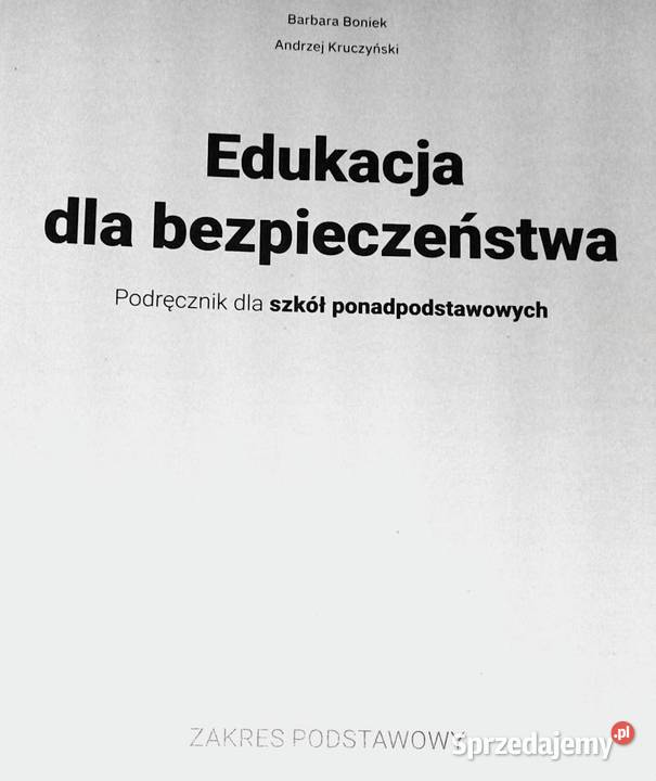Edukacja bezpieczeństwa Zakres podstawowy B Rok wydania 2019 Chełm