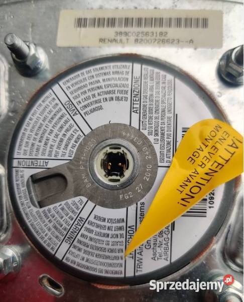 KIEROWNICA PODUSZKA RENAULT THALIACLIO II Phase osobowe Żmigród