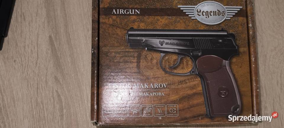 WIATRÓWKA
PISTOLETUMAREX
LEGENDSMAKAROV
4 5 MMBB Sport i Wypoczynek Tychy