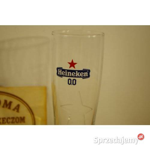 Oryginalna szklanka reklamowa Heineken 00 sprzedam