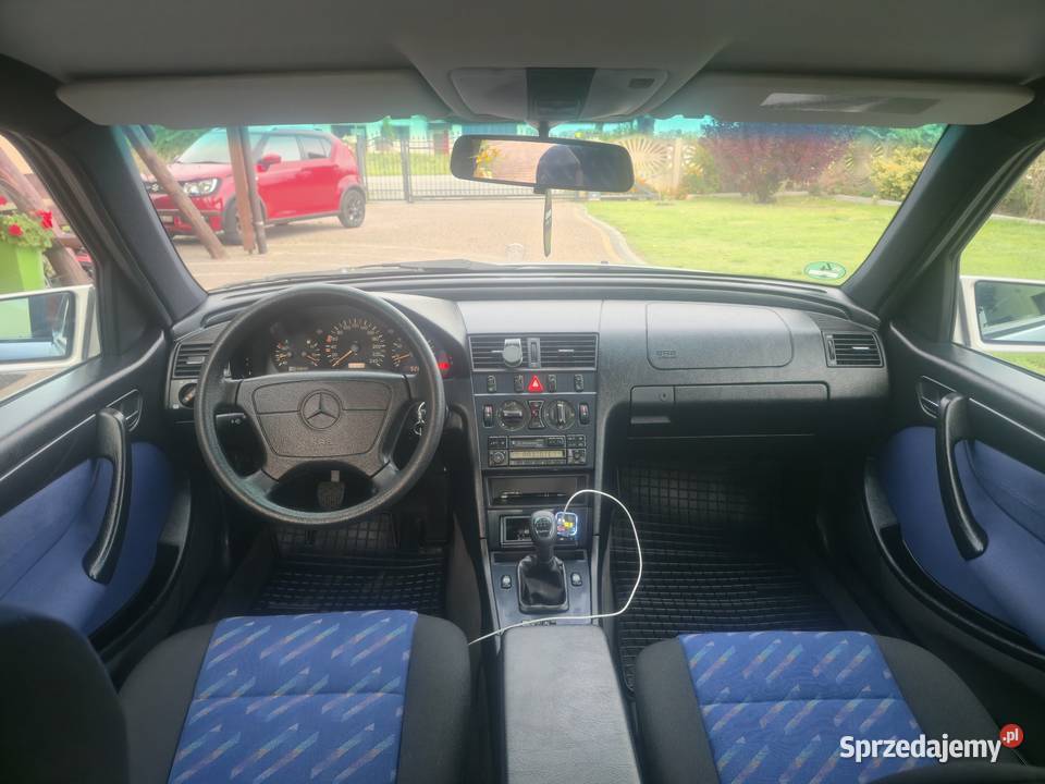 Mercedes W202 140 przebieg 1wł Zadbany 18 122 poduszka powietrzna Samochody osobowe Zduńska Wola