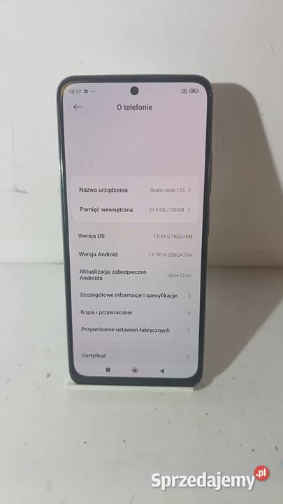 Smartfon Redmi Note 11s 6128GB Motorola Katowice sprzedam