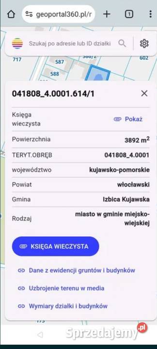 Działka w Izbicy Kujawskiej kujawsko-pomorskie Izbica Kujawska
