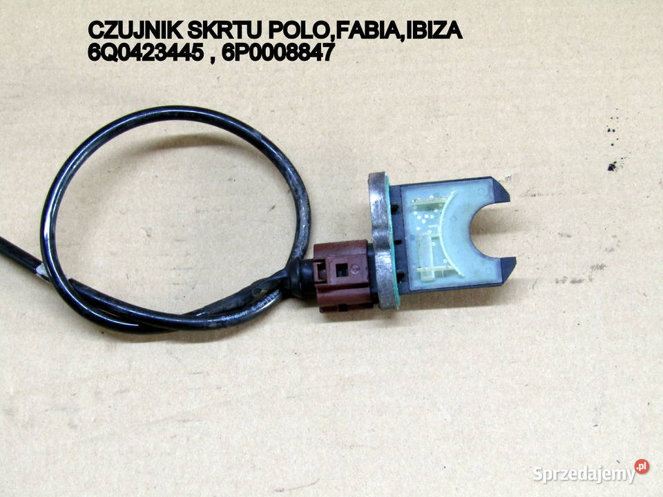 CZUJNIK KĄTA SKRĘTU POLOFABIAIBIZA 6Q0423445 łódzkie Mysłaków