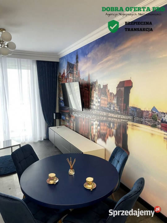 2 POKOJE Z WIDOKIEM NA MORZE OSTATNIE PIĘTRO 38m2 Gdańsk sprzedam