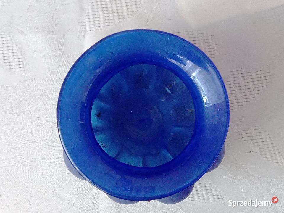 Niebieski wazon lampion