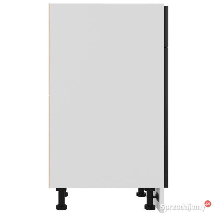 Szafka z szufladą czarna 30x46x815 materiał