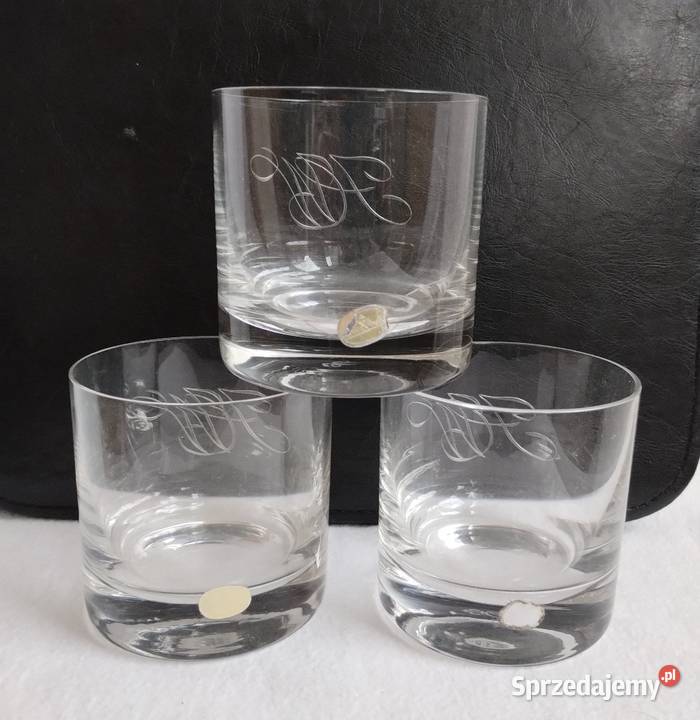 Szklanki do Whisky Rosenthal Lata 60 śląskie Cieszyn