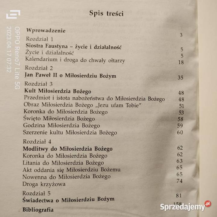 Książka Święta Siostra Faustyna i Boże Rok wydania 2002 Leszno