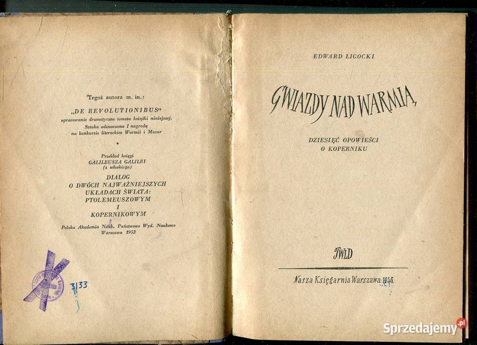 Gwiazdy Warmią Edward Ligocki Proza i poezja zachodniopomorskie Szczecin