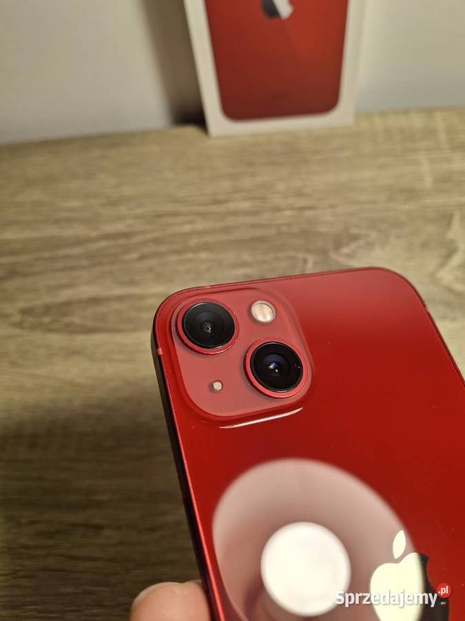 iPhone 13 Czerwony Stan Idealny 128GB Etui Warszawa