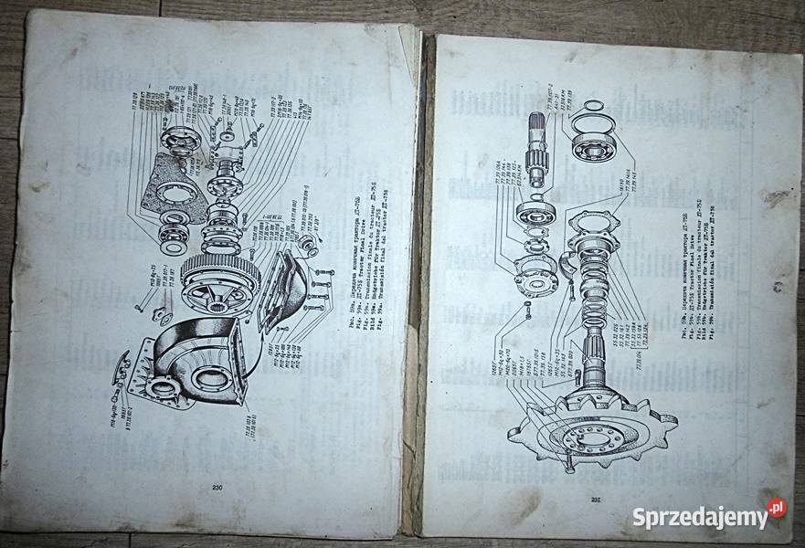 Katalog części zamiennych spycharka ciągnik DT Ostrów Wielkopolski