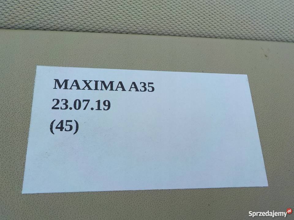 UCHWYT RĄCZKA PODSUFITKI NISSAN MAXIMA A35 Nowy Tomyśl sprzedam
