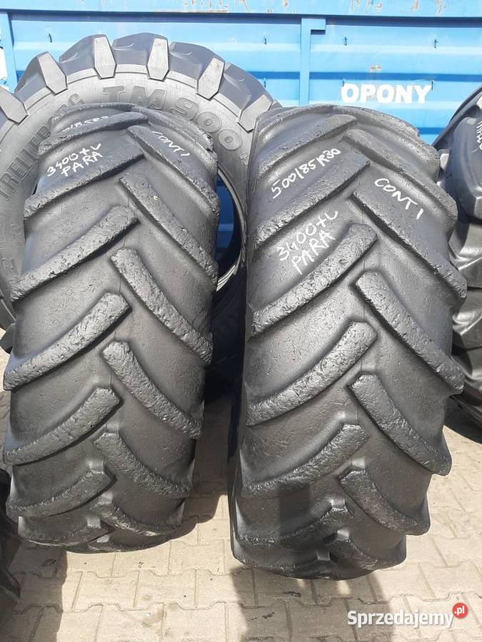 2x Opona używana rolnicza 50085R30 CONTINENTAL Opony i felgi Zaścianki