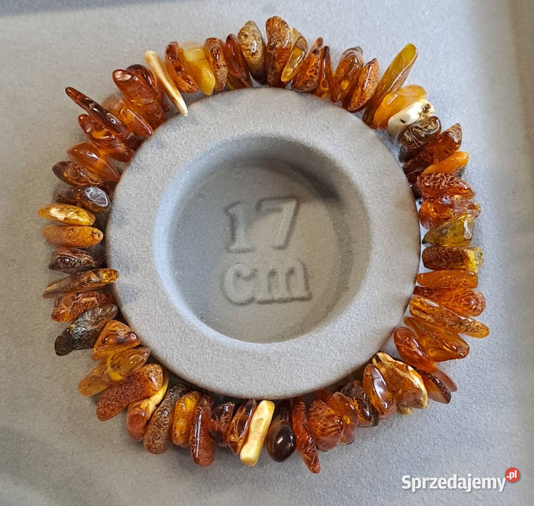Bransoletka z bursztynu bursztyn bałtycki Warszawa