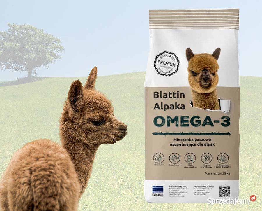 Blattin Alpaka Omega 3 mieszanka paszowa alpak Reda