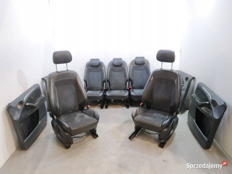 FOTELE PRZÓD II RZĄD BOCZKI MK1 PÓŁSKÓRA Ford S