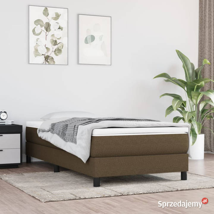 Materac kieszeniowy ciemnobrązowy 90x190x20 sprzedam