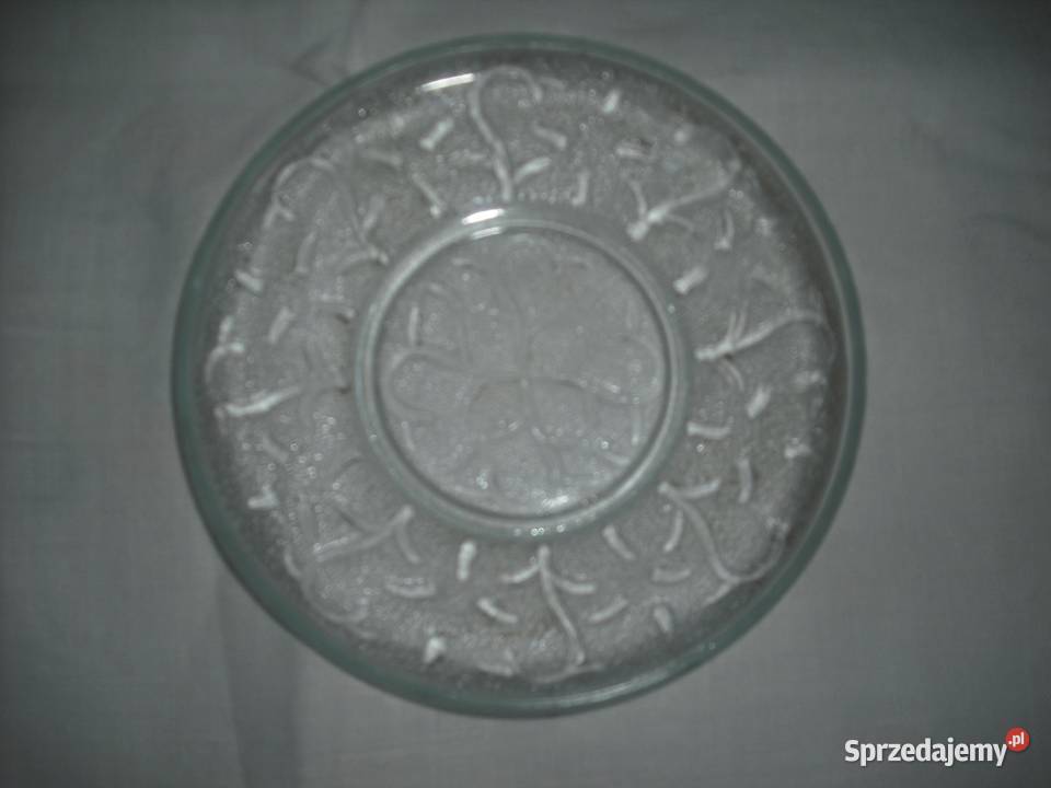 Talerzyki szklane deserowe Warszawa sprzedam
