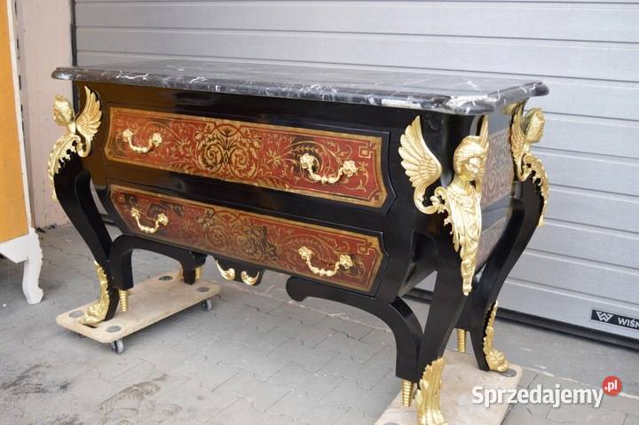 STARA KOMODA BOULLE 250 SZAFA MARMUR BRĄZ małopolskie Kraków