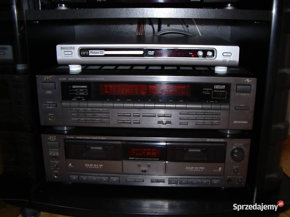 Amplituner JVC RX505V+deck TD W505+DVD+Tonsil Fobos