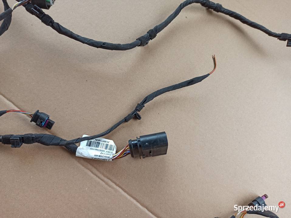 VW PASSAT B8 WIĄZKA CZUJNIKÓW PARKOWANIA PRZÓD materiały instalacyjne Układ elektryczny lubuskie Trzciel