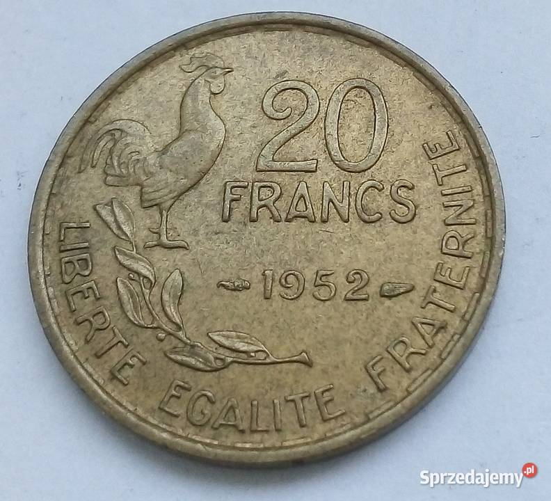FRANCJA20 FRANCS1952 rKOGUT Legionowo sprzedam