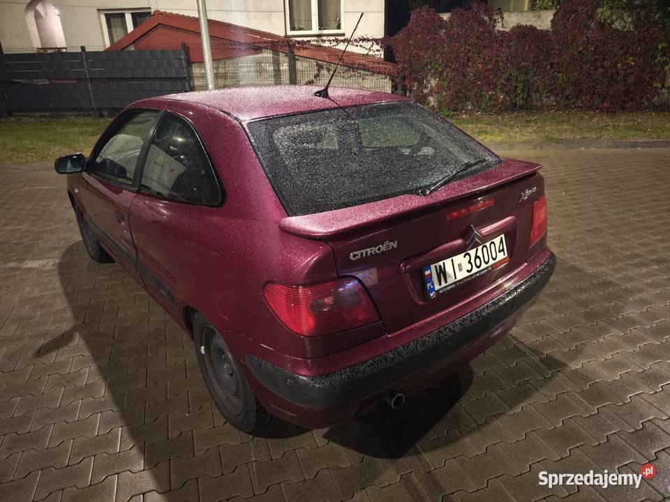 Niski przebieg Citroen Xsara 16 109 Rok produkcji 2001 Warszawa