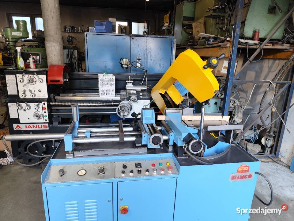 DodaPiła taśmowa automatyczna z podajnikiem Produkcja Maków Podhalański