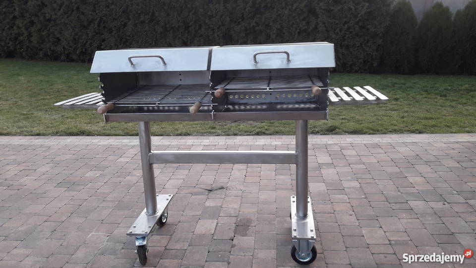 Gastronomiczny grill cateringowy nierdzewny6 mm Grillowanie wielkopolskie Damasławek
