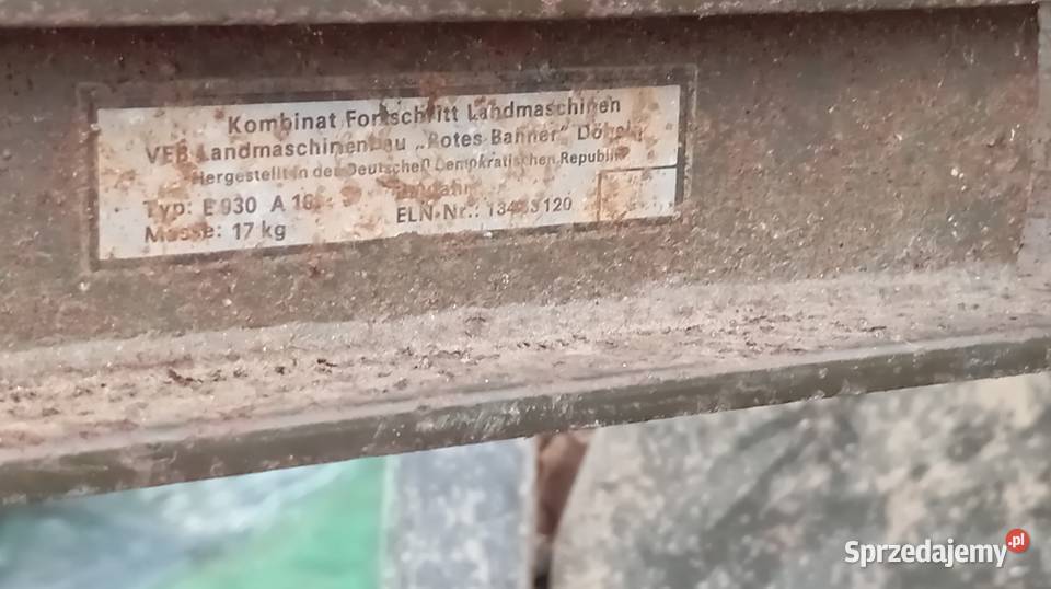 Obsypnik fortschritt E931 Pozostałe Dom i Ogród Świeradów-Zdrój