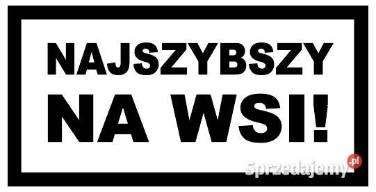 Naklejka Najszybszy na wsi 140x70 mm czarna małopolskie Kamionna sprzedam