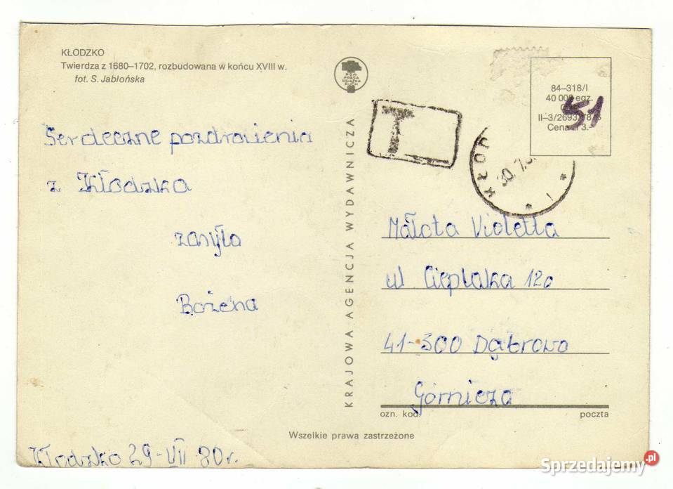 KŁODZKO TWIERDZA sprzedam