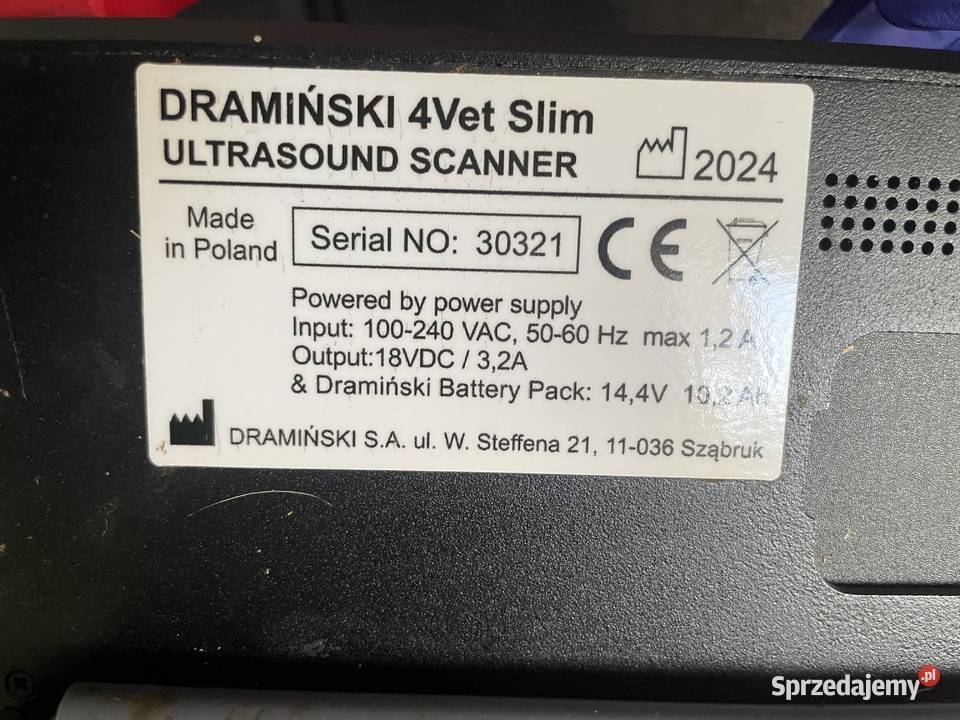 Dramiński 4Vet Slim Ultrasonograf Turek