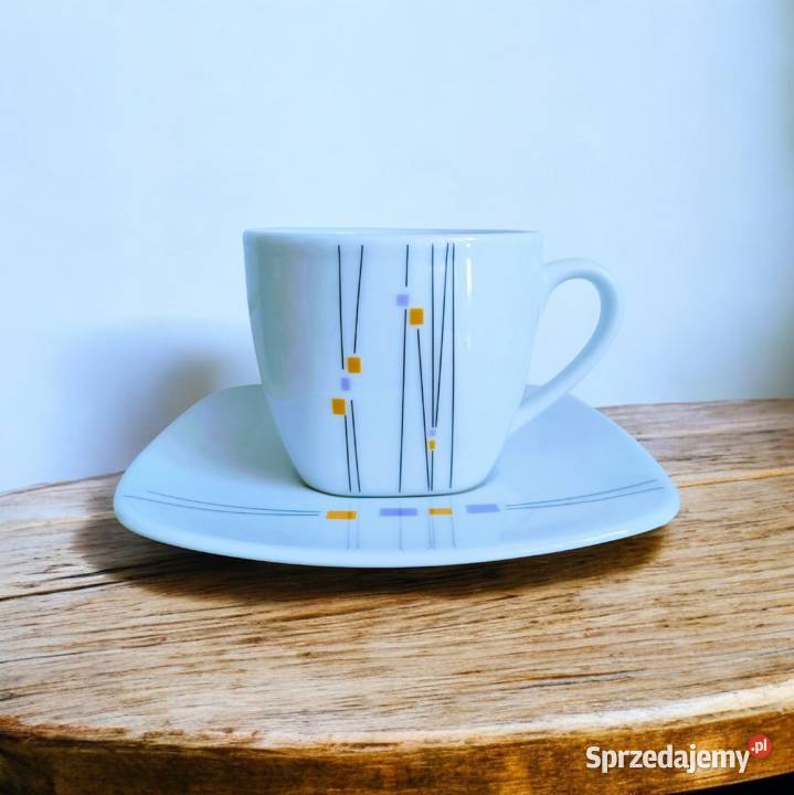 Zestaw Filiżanka i spodek Zgierz