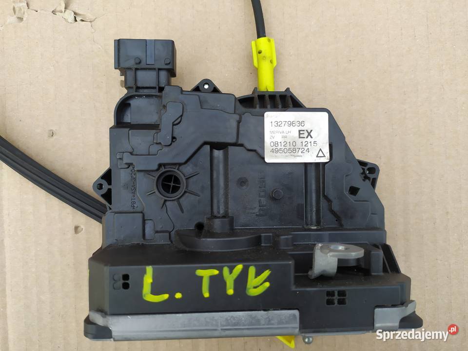 ZAMEK DRZWI Lewy TYŁ TYLNYCH OPEL MERIVA B 9PIN wielkopolskie Miejska Górka sprzedam
