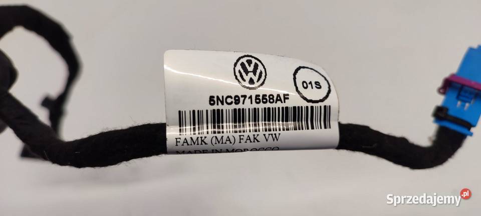VW TIGUAN II WIĄZKA OŚWIETLENIA DRZWI Materiały instalacyjne sprzedam