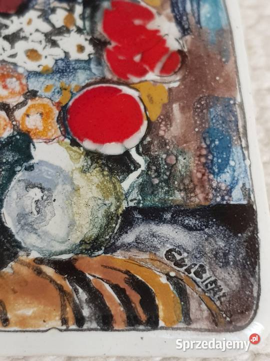 Broszka ceramiczna Dorota Gulbierz Broszki mazowieckie Warszawa