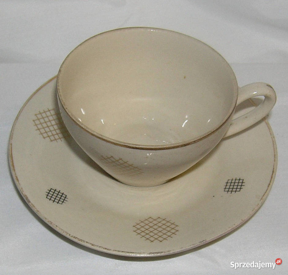 filiżanka vintage porcelana ecru Chodzież Bartków