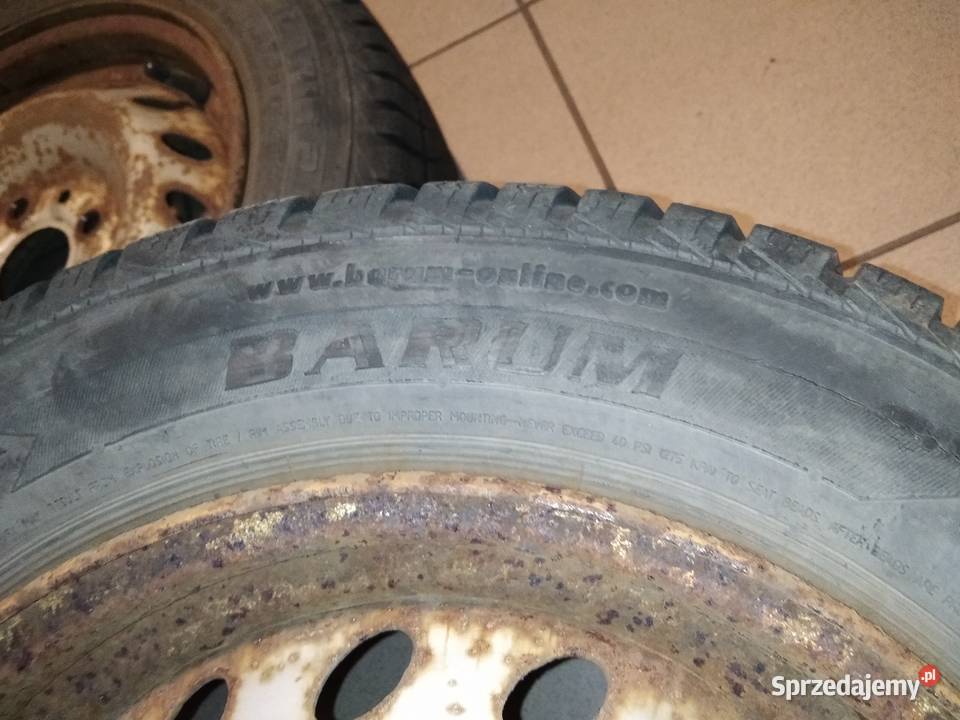 Koła do Seicento Cinquecento z oponami zimowymi Samochodowe Ostrów Mazowiecka