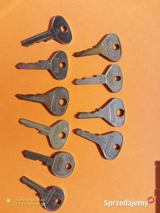 Stary zestaw kluczyki auto kluczyk Mix PRL Przemyśl